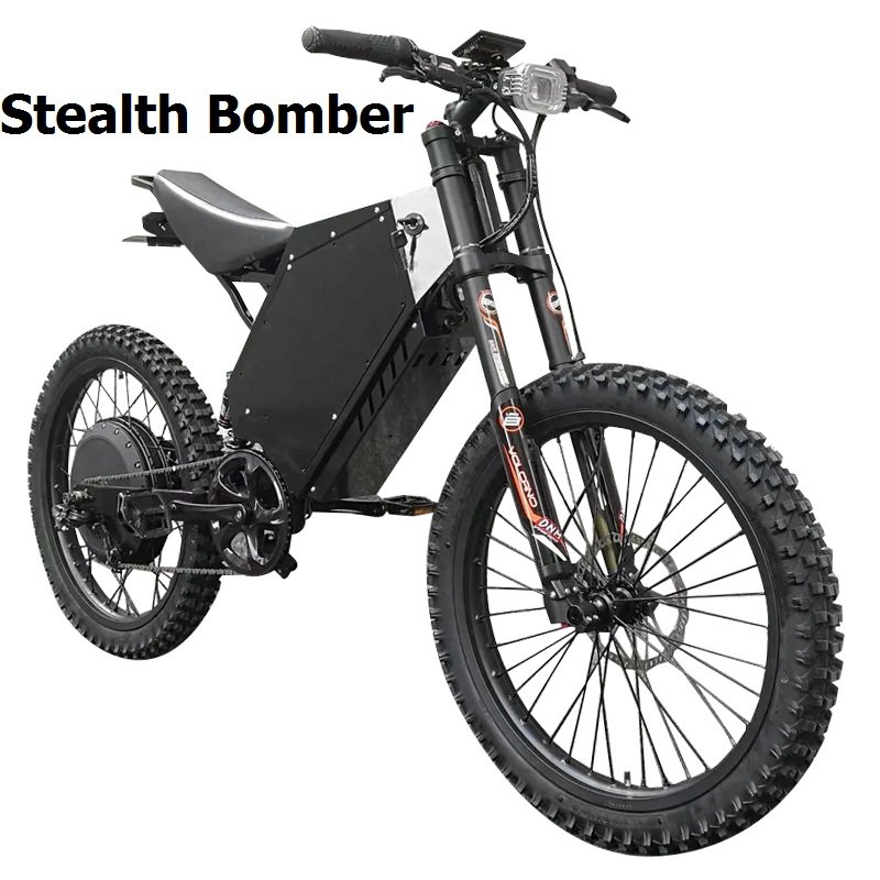 Strong SUR RON Steal-th Bomber 3000W/15000W Enduro Ebike Electric Dirt Bike Electric Electric Mountain Bicycle E bike 12000w