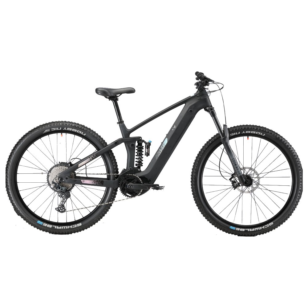 2024 New High-Speed Electric Motorcycle Carbon Fiber Frame Hydraulic Disc Brake Fat Tire Mountain E-Bike-12-Speed Tube Lithium