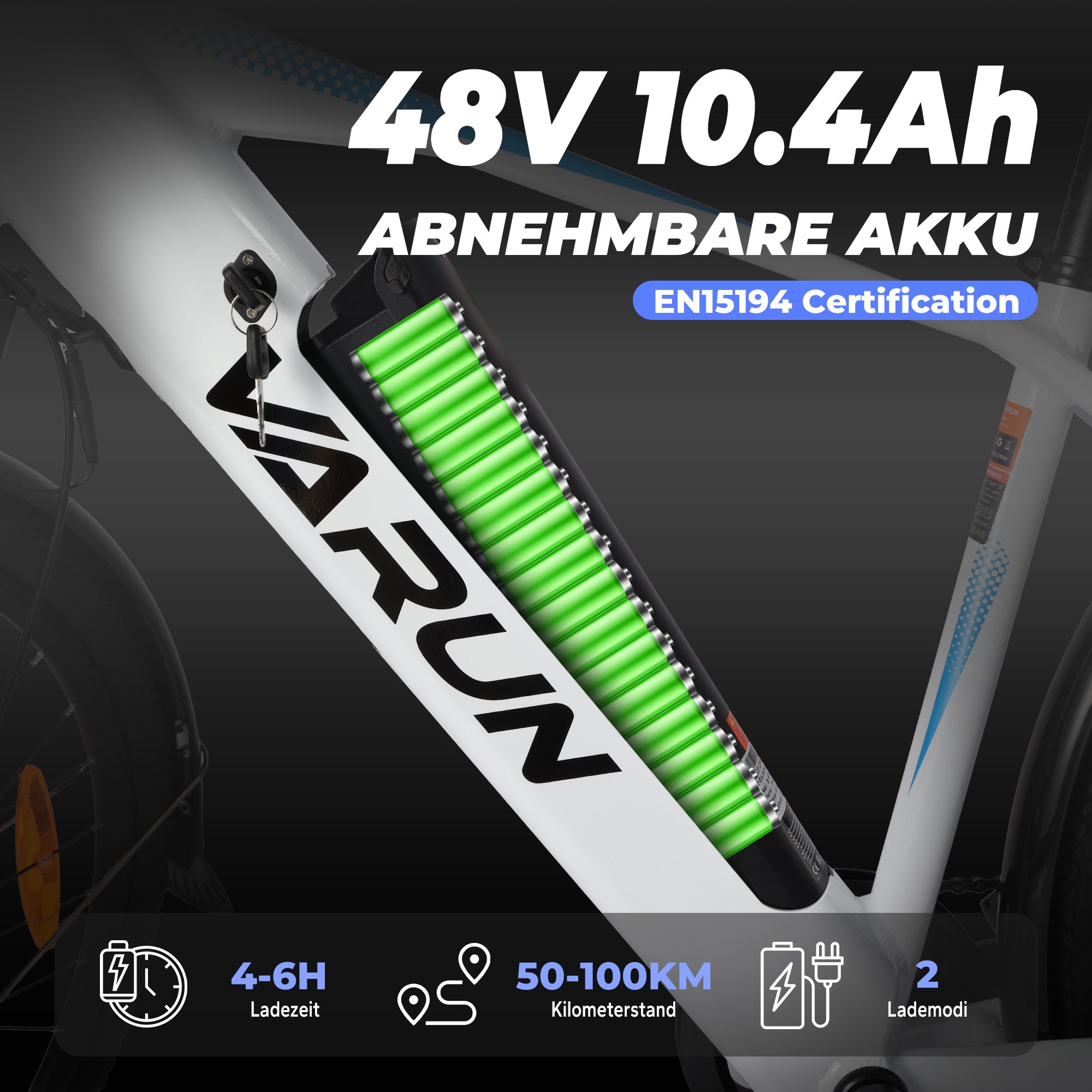 EU Warehouse Stock Electric City Bicycle 48V 10.4AH Ebike Integrated Lithium Battery Aluminium Electric Bike With Headlight