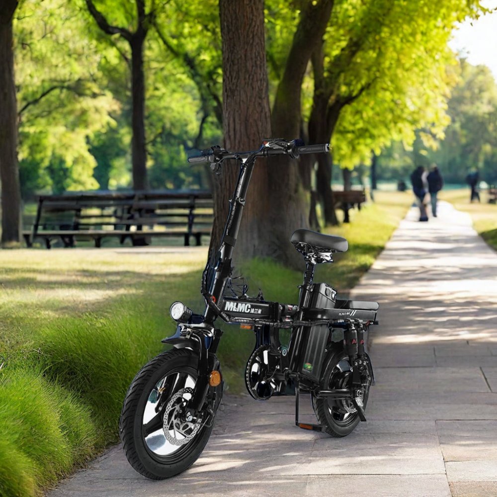 2022 Hot Sale Mini Size Folding Electric Bicycle 400W 48V 14 Inch Electric City Bike Foldable Electric Bike