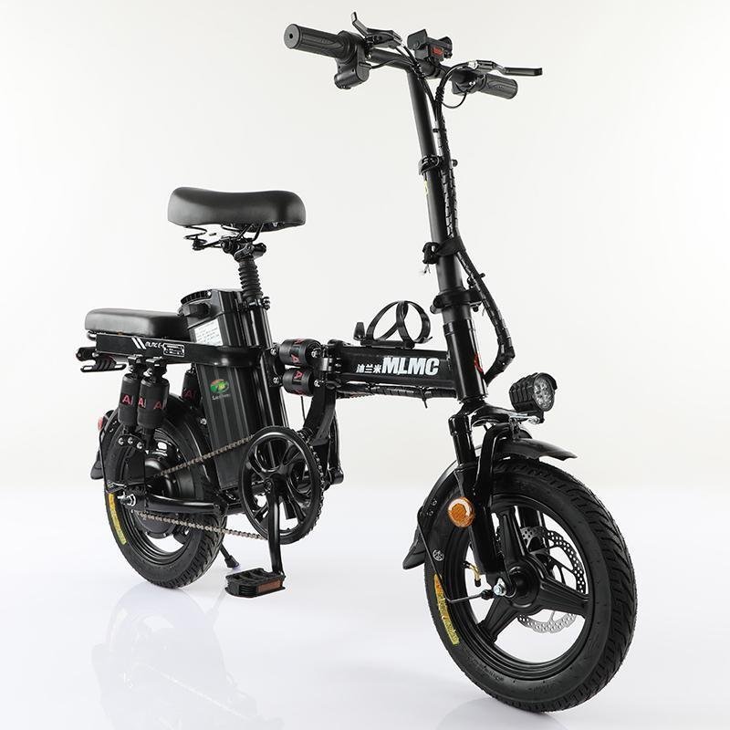 2022 Hot Sale Mini Size Folding Electric Bicycle 400W 48V 14 Inch Electric City Bike Foldable Electric Bike
