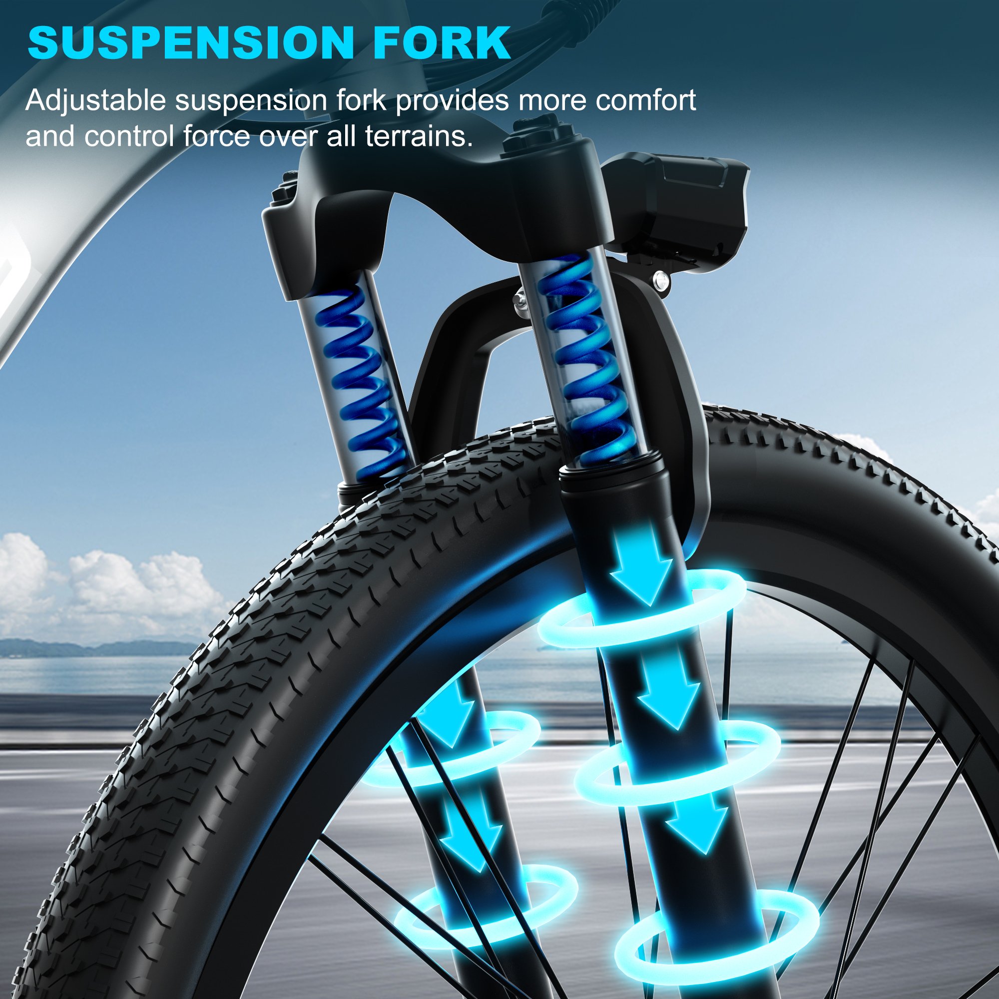 GESHENG A6 electric mountain bicycle 27.5 inch 500W 48V 15ah Ebike with 7 speed Derailleur emtb Bike