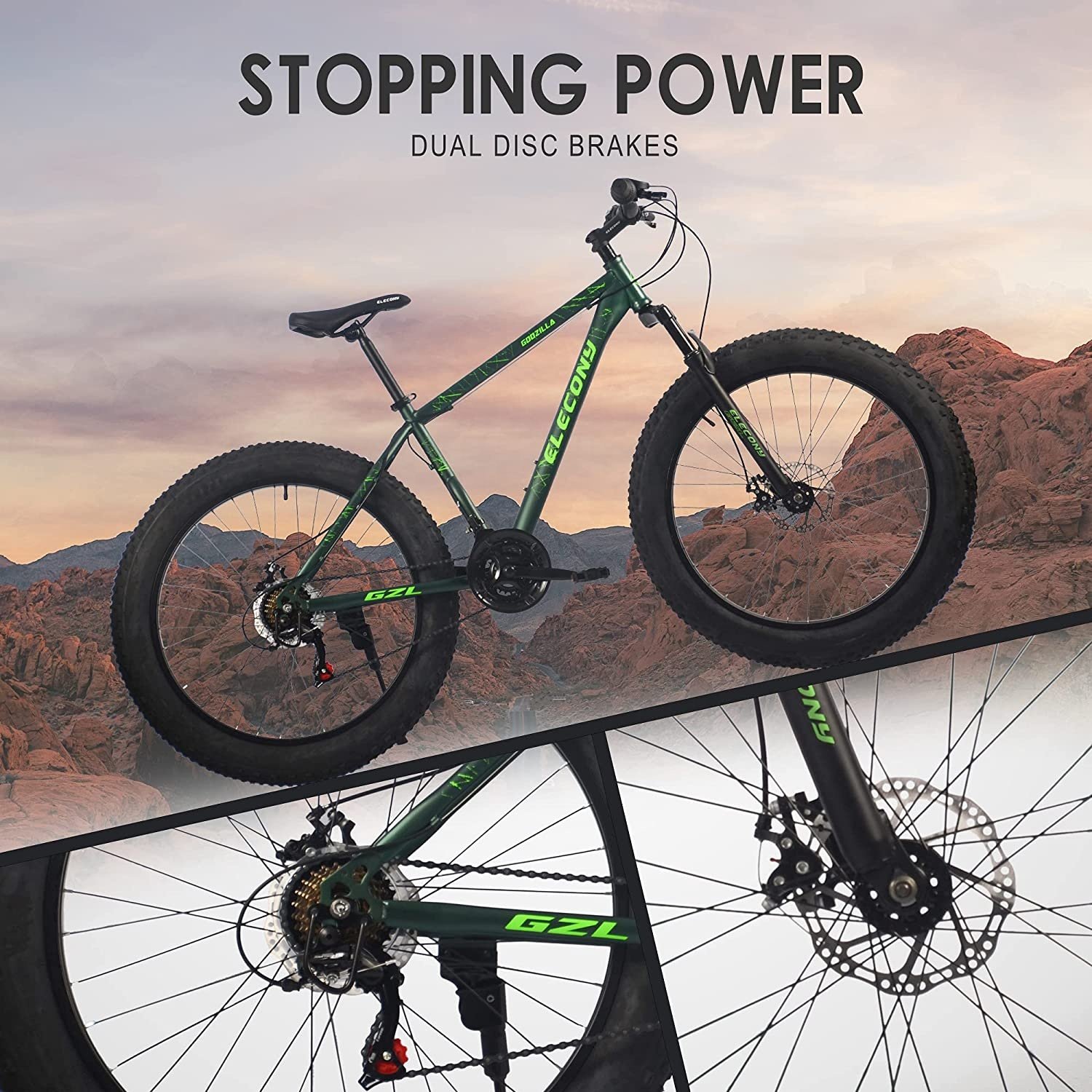 26/20 Inch Fat Tire Bike Speed Mountain Bike Dual Disc Brake Urban City Bicycle Full Shimano 21 7 Steel Adult Youth 28 25KG B158