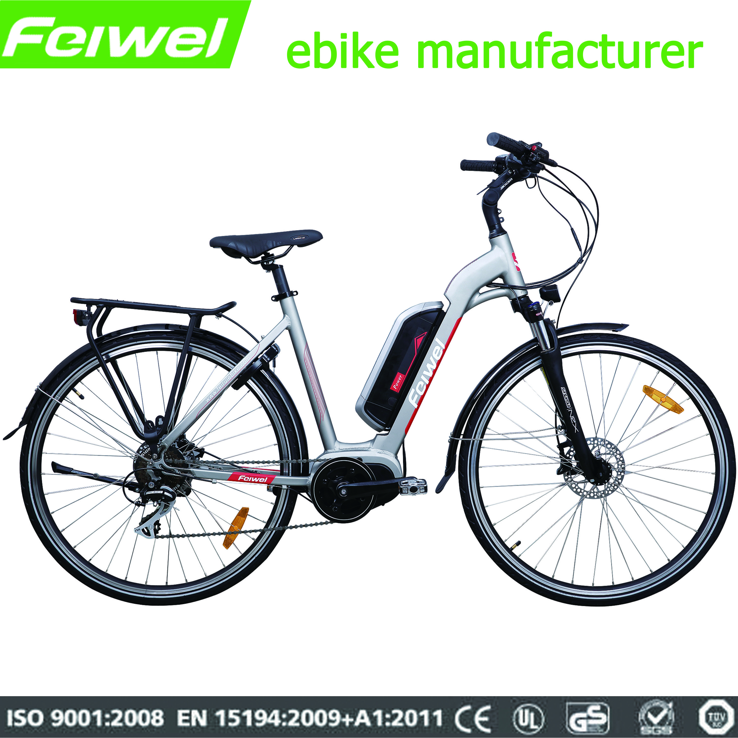 250-500w good quality mid-motor electric city bike/ classical mid-drive electric bicycle/ high speed city e bike