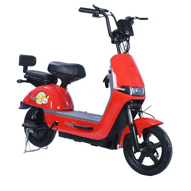 Wholesale Electric Bicycle 2 seat Scooter Adult moped Electric Cheap electric City bike