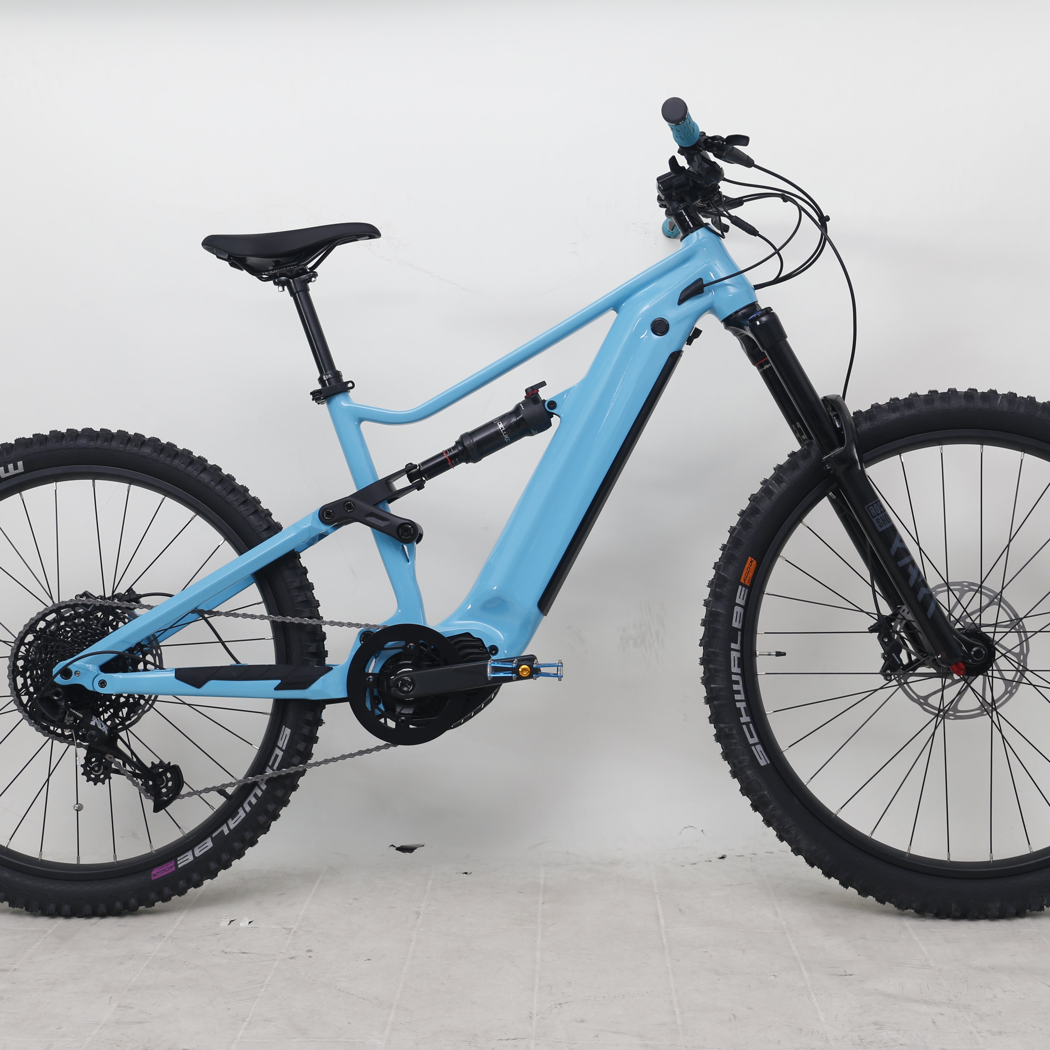 27.5" Bafang M600 Mid Motor 500w 48v Emtb Electric Mountainbike Full Suspension Fully Mtb E Mountain Bike Lithium Battery