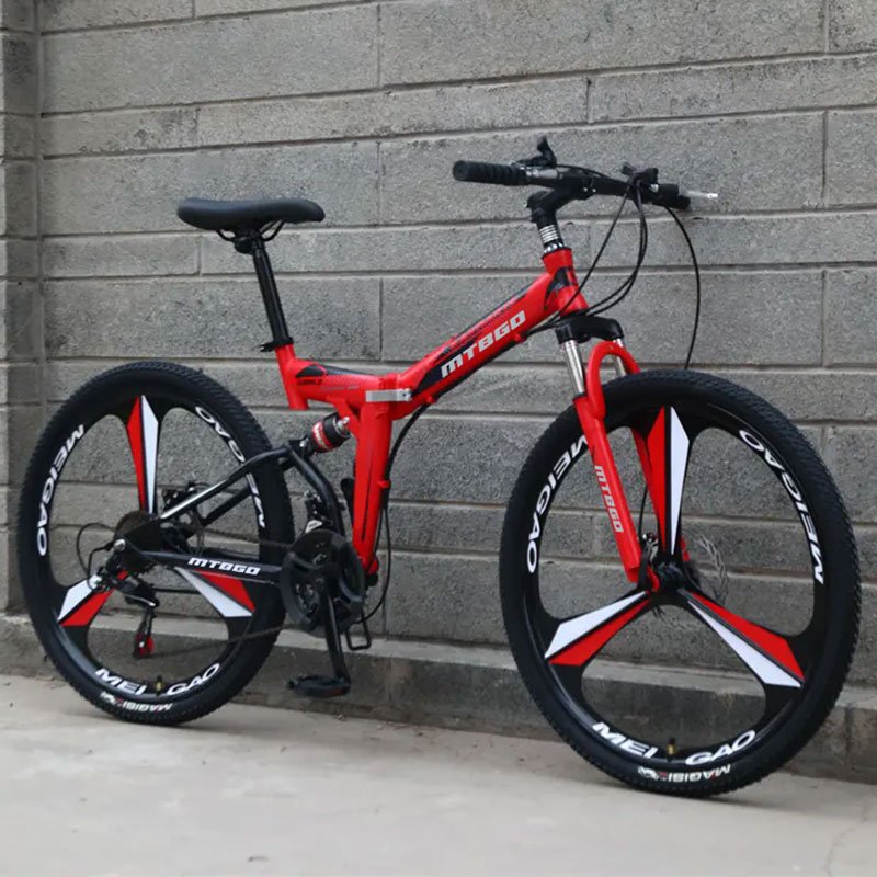 Factory Price 21 speed 24 26 29 inch Adult Downhill Bicycle Foldable Bicicleta Men Mountain Bikes BMX Folding Cycle
