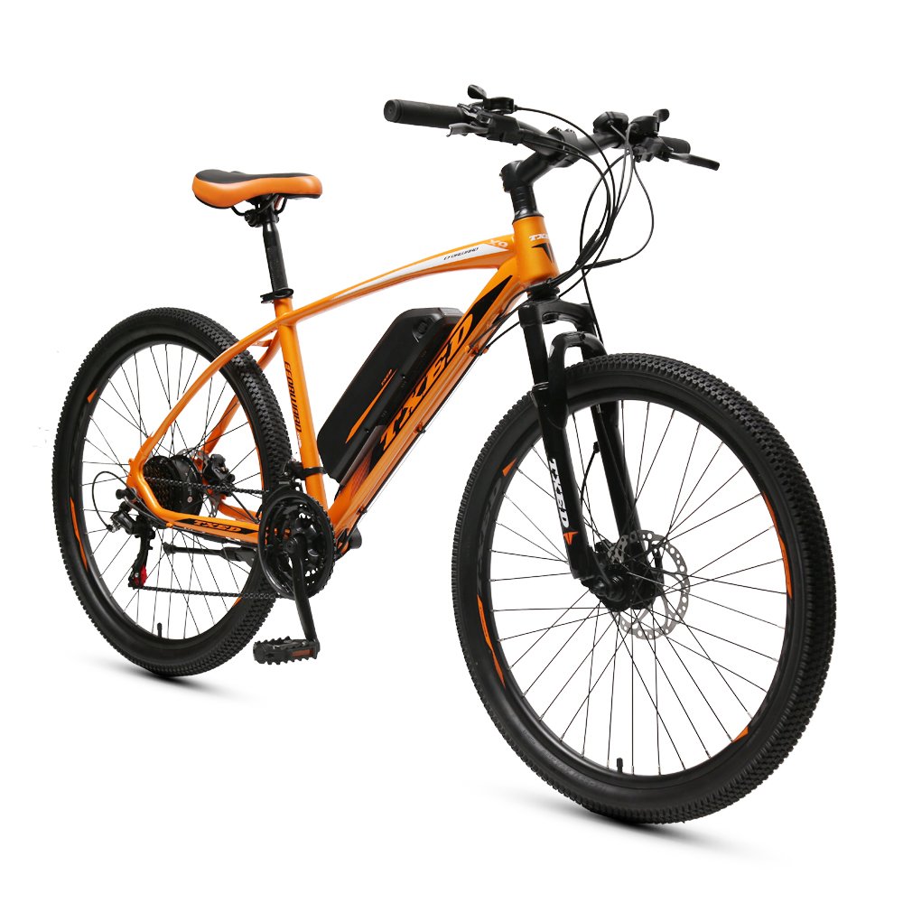 TXED EU warehouse 26 Inch economical E MTB bike full suspension Electric 36V 250W motor bicycle mountain bike ebike