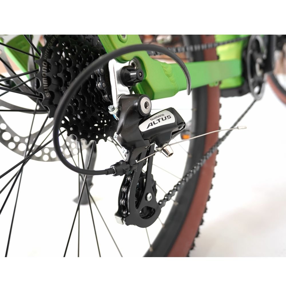 Electric Bike Adults 27.5'' Ebike 350W Powerful Mid Motor Electric Bicycle 35km/h Electric Mountain Bike with Shimano 8 speed