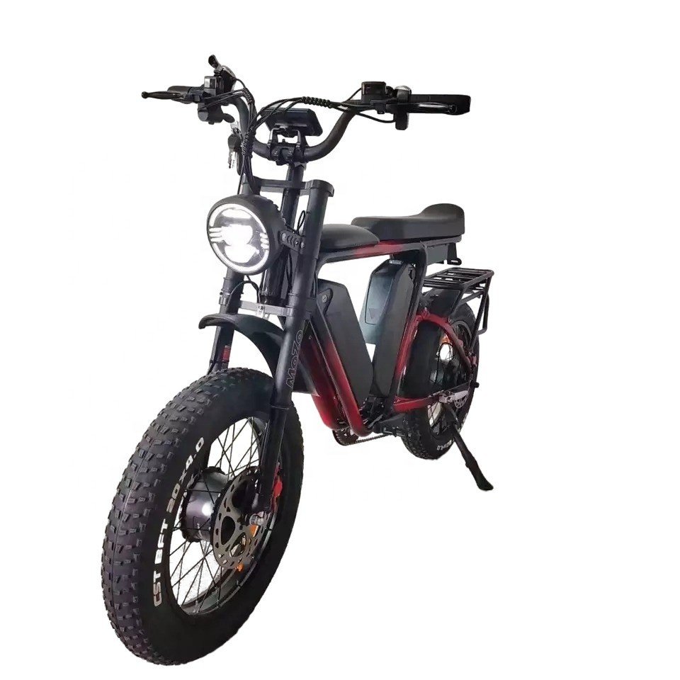 2023 Yolin Dual Battery Electric Mountainbike Long Range Full Suspension Dual Motors 1000W*2 Fat Tire Ebike Lithium Battery