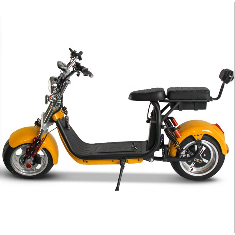 High Speed Lithium Battery 10 inch Aluminum Rim Electric Citycoco Scooter