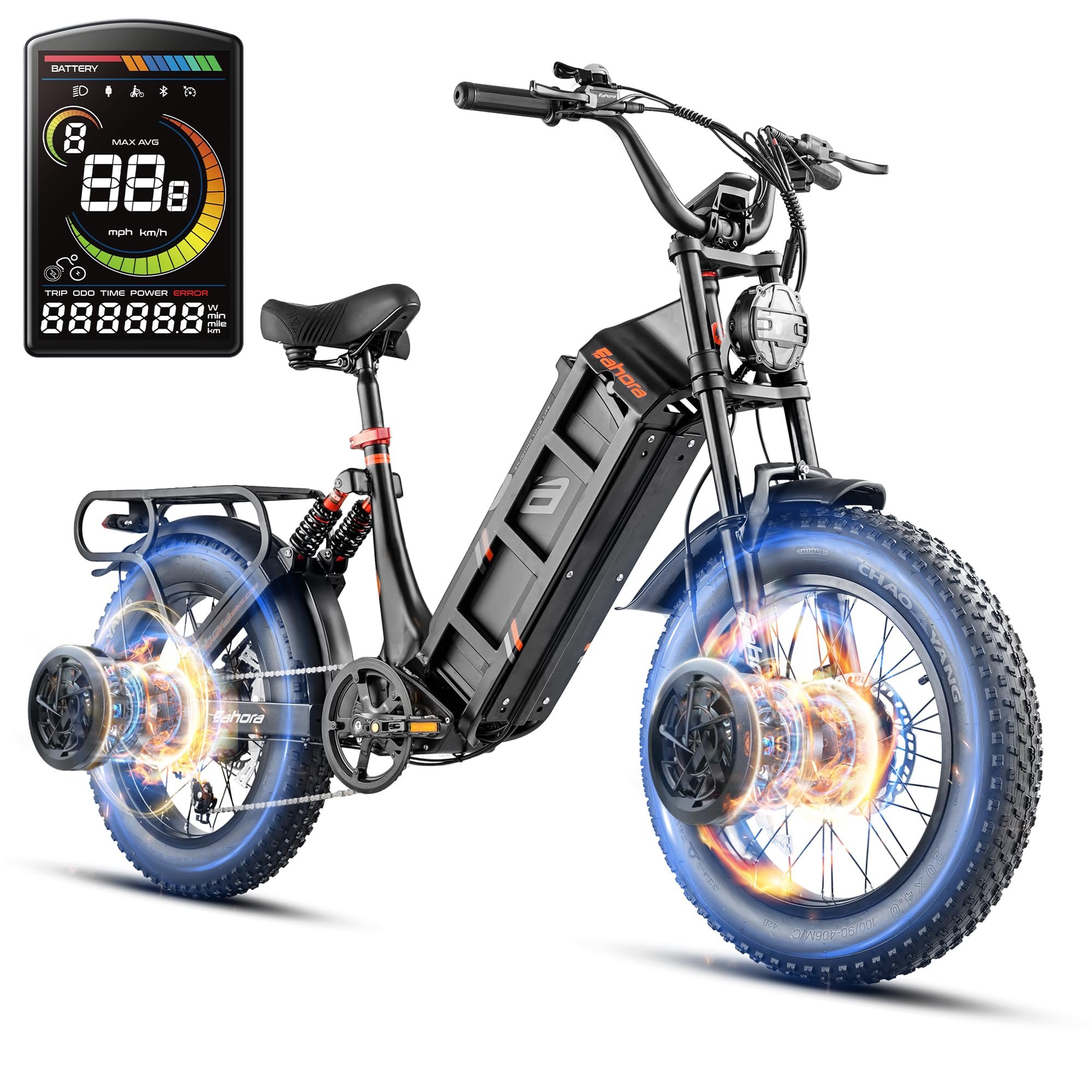 Eahora Juliet 3 48V 60Ah Electric Mountain Bike 1000W Dual Motor Electrically Bike Electric City Bike
