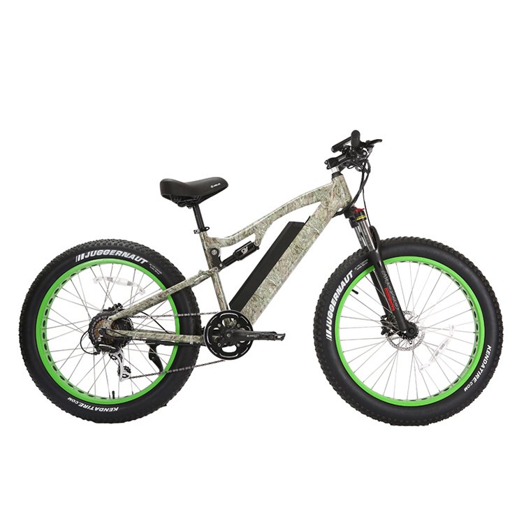 High Quality 48V 15AH 750W Bafang Motor Electric Bike Full Suspension MTB Ebike 26Inch 7 Speed Electric Mountain Bike