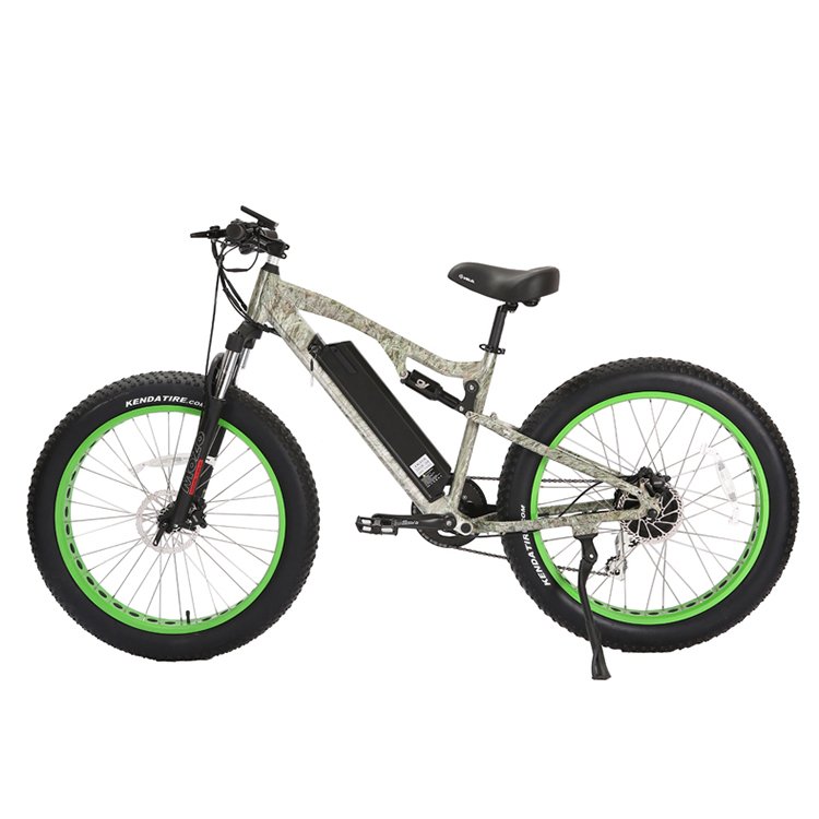 High Quality 48V 15AH 750W Bafang Motor Electric Bike Full Suspension MTB Ebike 26Inch 7 Speed Electric Mountain Bike