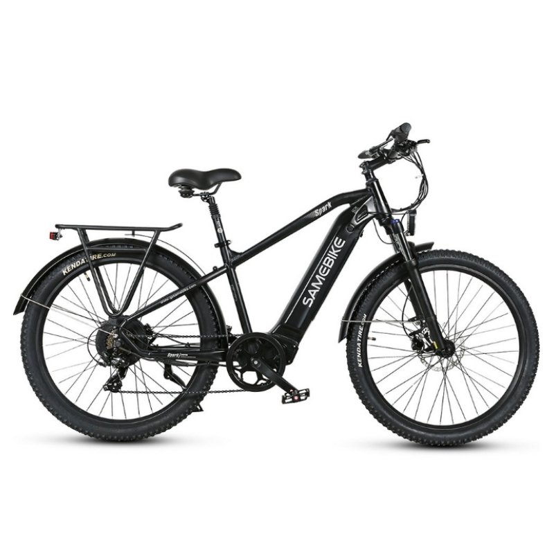 Samebike RS-A04 Electric City Bike 500W Motor Power Motorcycle Tire Steel Frame Integrated 10.4ah Lithium Battery Mountain