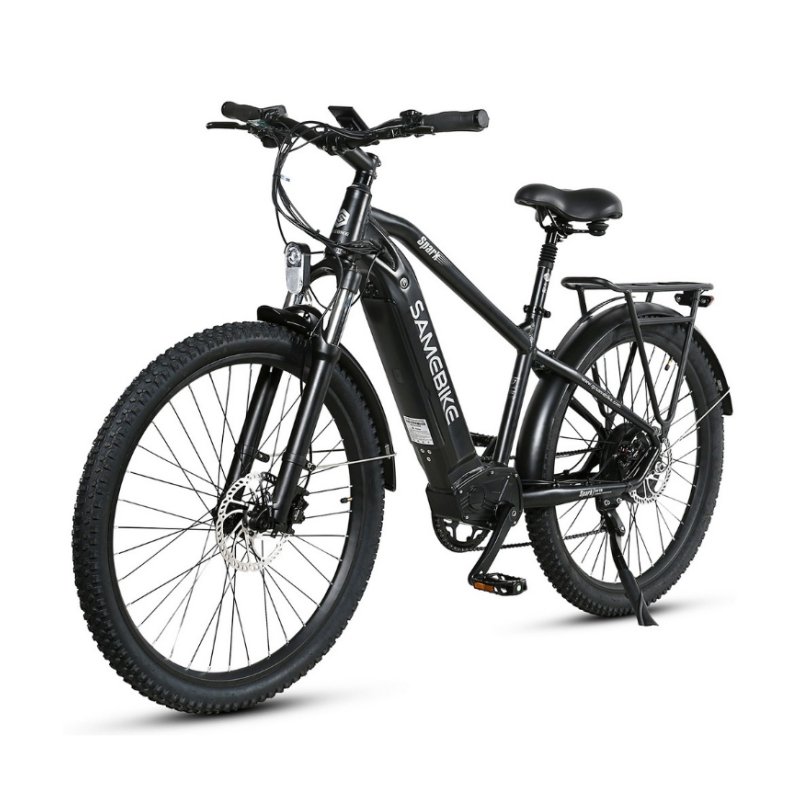 Samebike RS-A04 Electric City Bike 500W Motor Power Motorcycle Tire Steel Frame Integrated 10.4ah Lithium Battery Mountain