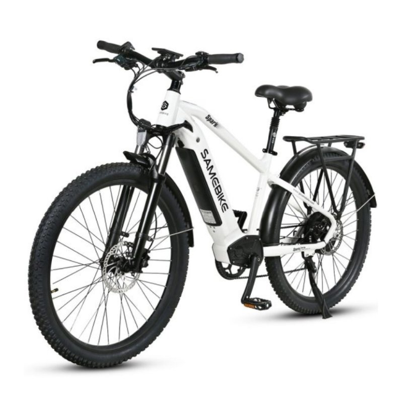 Samebike RS-A04 Electric City Bike 500W Motor Power Motorcycle Tire Steel Frame Integrated 10.4ah Lithium Battery Mountain