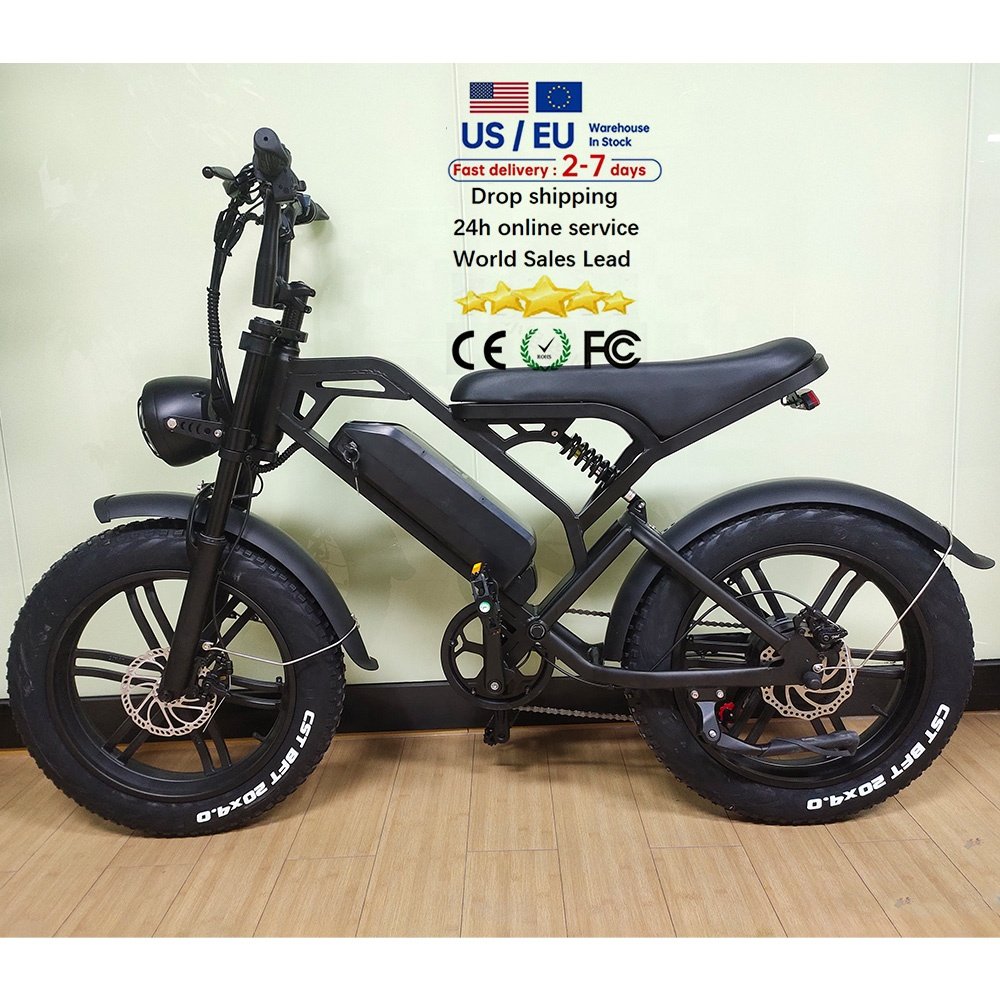 V20 Wholesale e bike electric mountain hybrid fat tire bike 250w 750w motor ebike Electric bicycle Long Range e-bike Fatbike