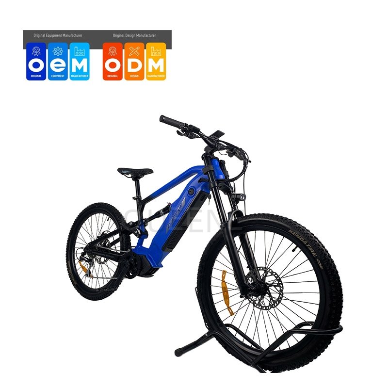 QUEENE 1000W Full Suspension Electric Mountain Bike 27.5*2.5 Off-Road E-Bike Hydraulic Disc Brake 20Ah Electric Mountain Bike