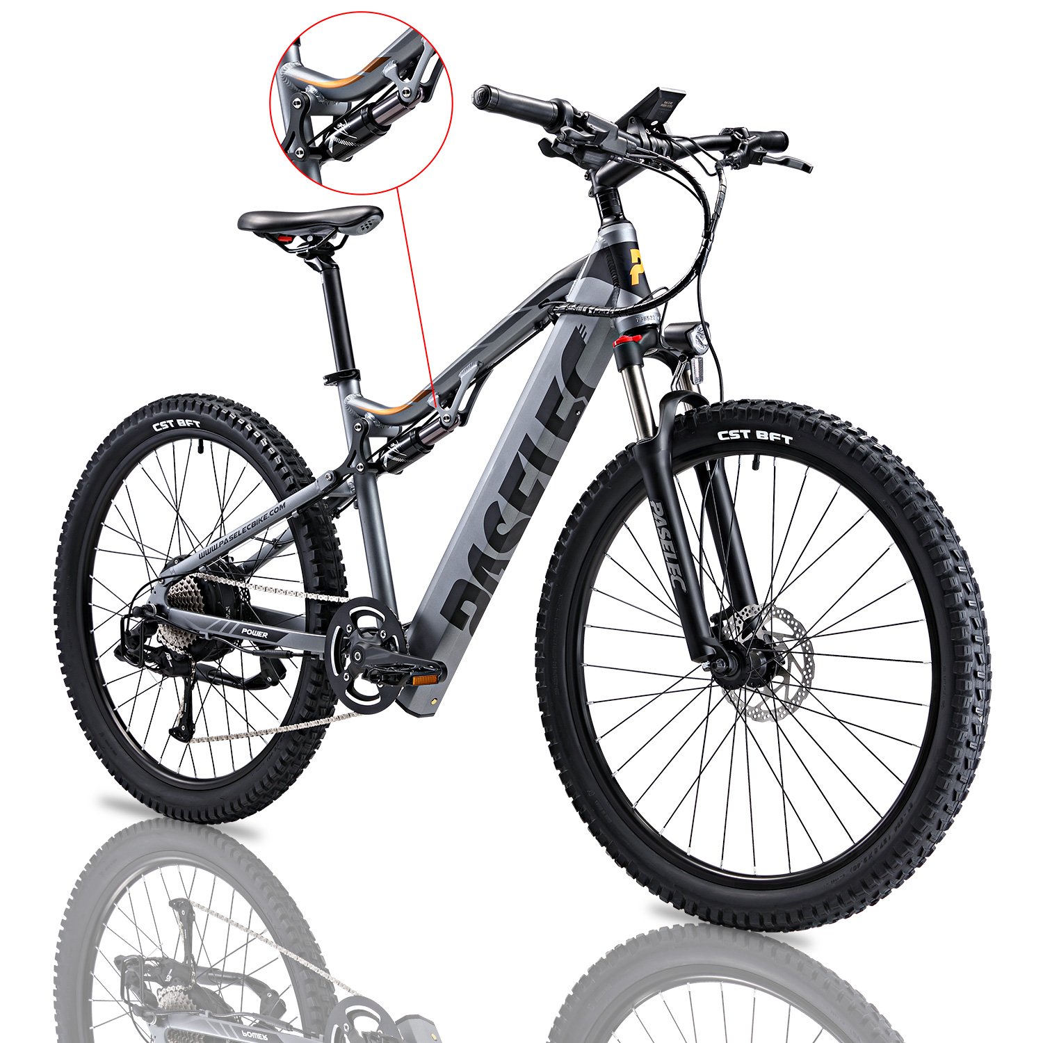 GS9 Electric Bike for Adults 27.5Electric Bicycle 48V 13Ah Removable Battery mountain bike