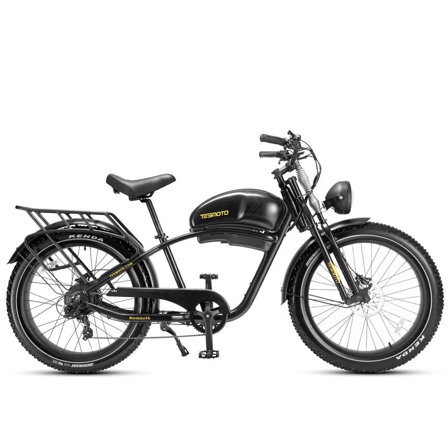1000W Peak Motor 52V 20Ah Dual Battery Fat Tire Electric City Bike Adults Kids 80 KM Long Range 140W Peak Motor