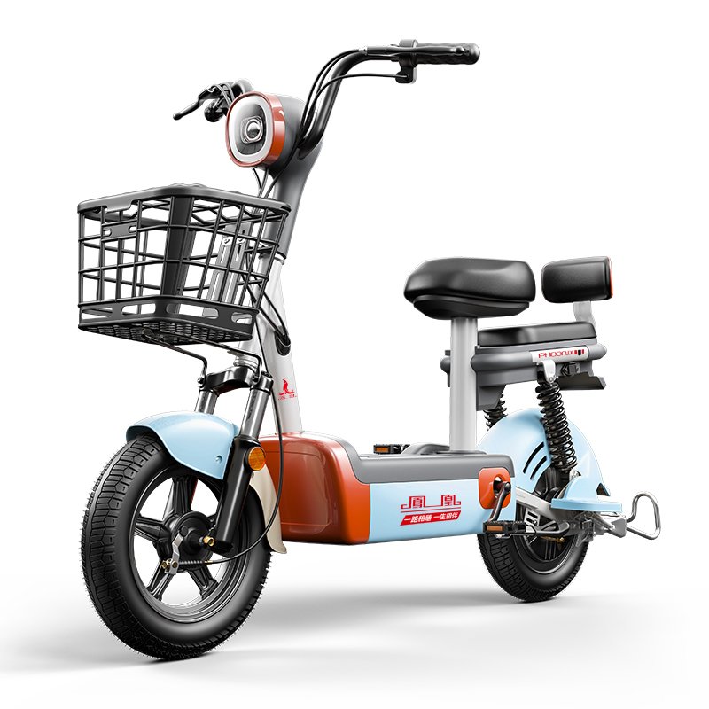 500W 48V 24AH 14 Inch 150km 2 Seater Electric Bike City Leisure Adult Electric Bike Factory Cheap For Sale