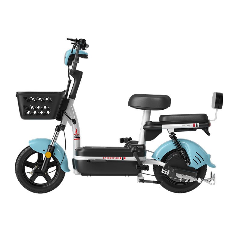 500W 48V 24AH 14 Inch 150km 2 Seater Electric Bike City Leisure Adult Electric Bike Factory Cheap For Sale