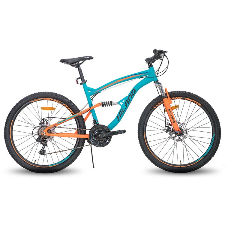 HILAND trendy downhill mountain bike 26 inch mountain bike full suspension mtb bike for adult