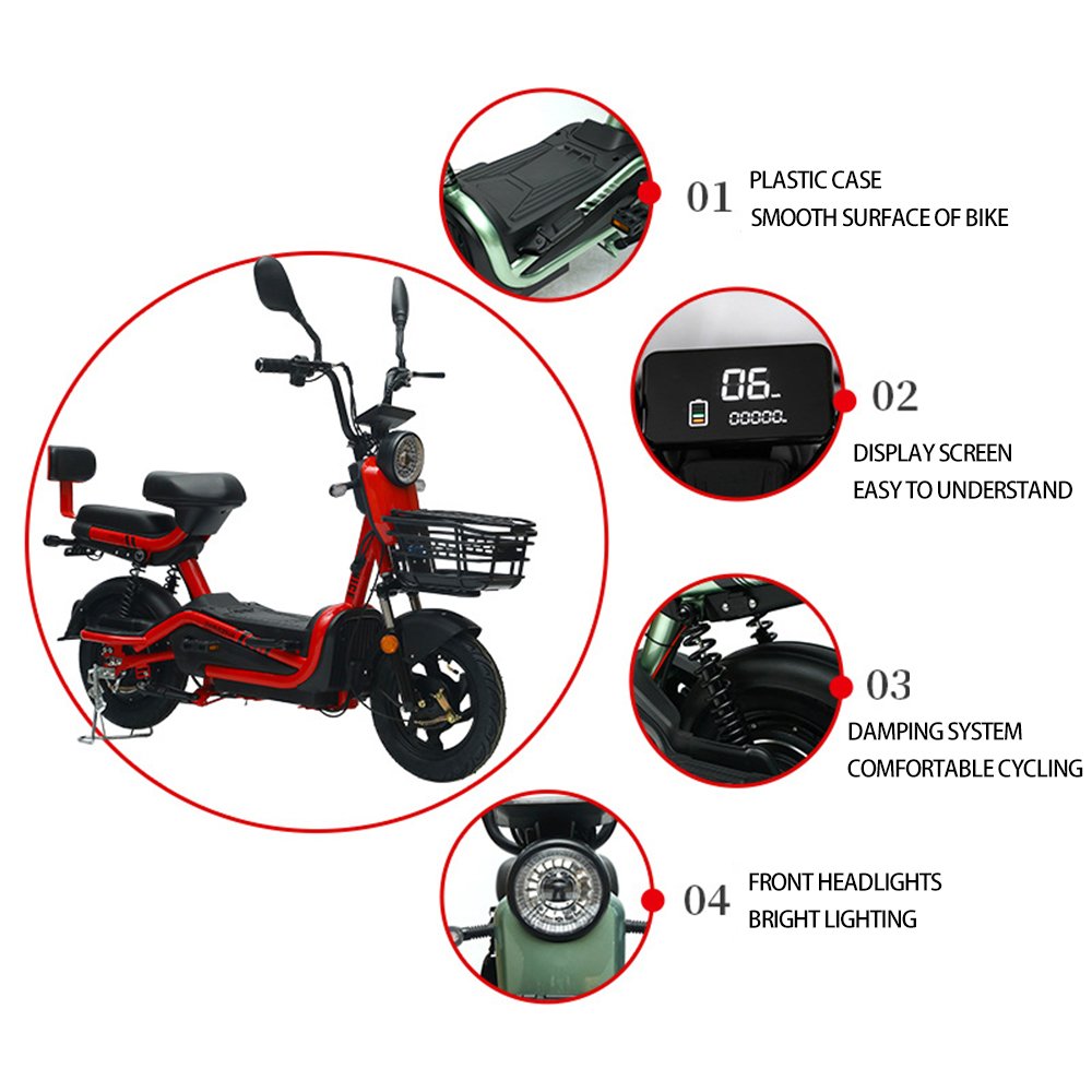 Cheap Lead-Acid Battery Electric Bicycle Fat Tire E-Bike For Adults 45Km/H Off Road Electric City Bike