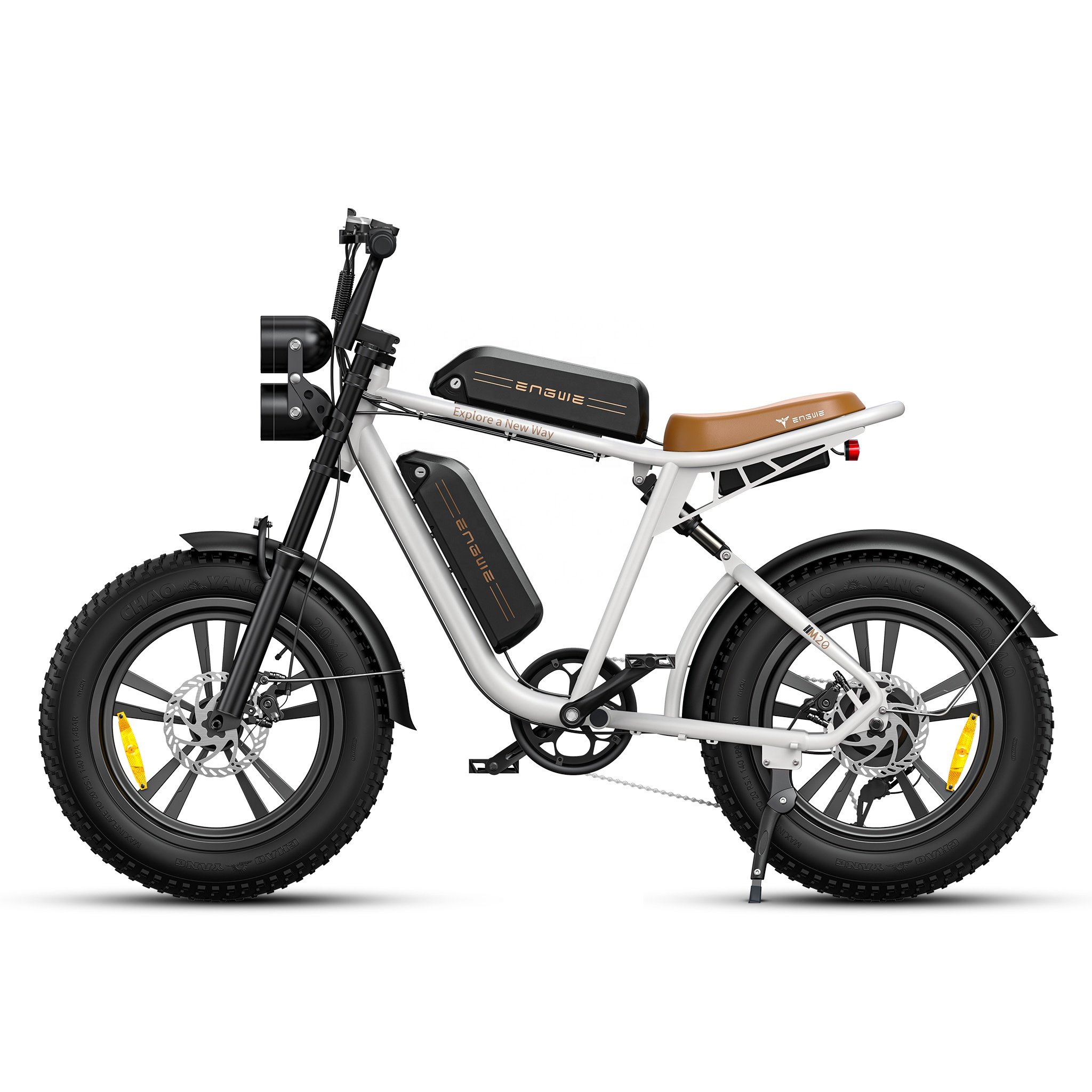 EU/UK/US Stock ENGWE M20 Electric Dirt Bike Adult 750W 20in City E-bikes 48V 26Ah Double Barrtery Bicycle