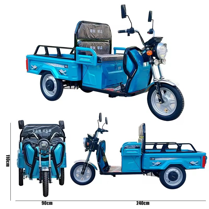New electric three-wheeled scooter low speed vehicle to carry goods household tricycle