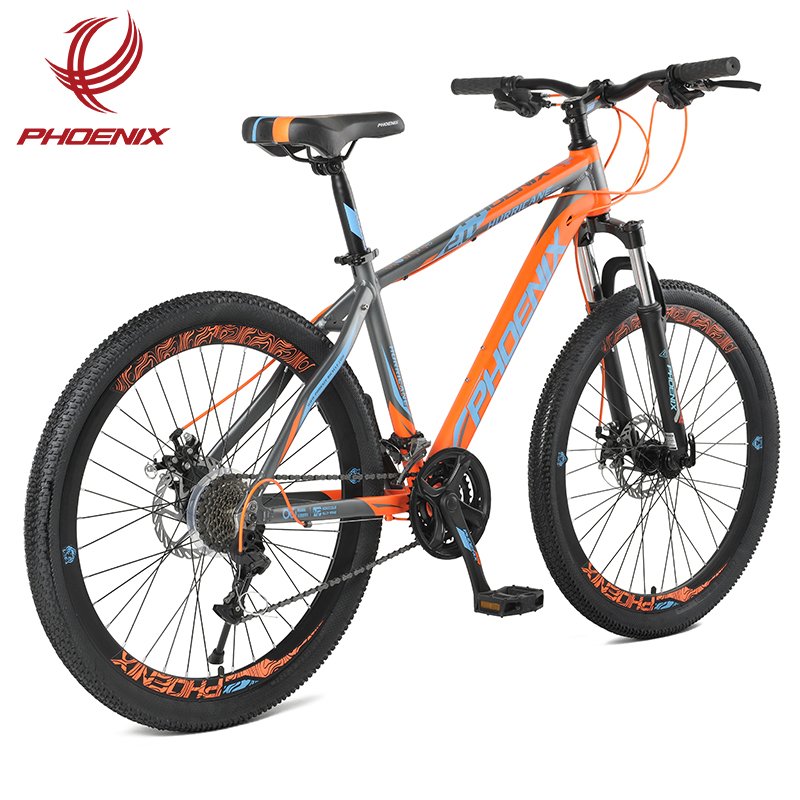 Phoenix 27 Speed Dual Disc Brake Mtb Bicycle Suspension Aluminum Alloy Mountain Bike
