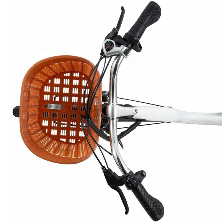 Aluminum Alloy 26inch Brushless City Bikes For Adults Electric Bike Self Charging