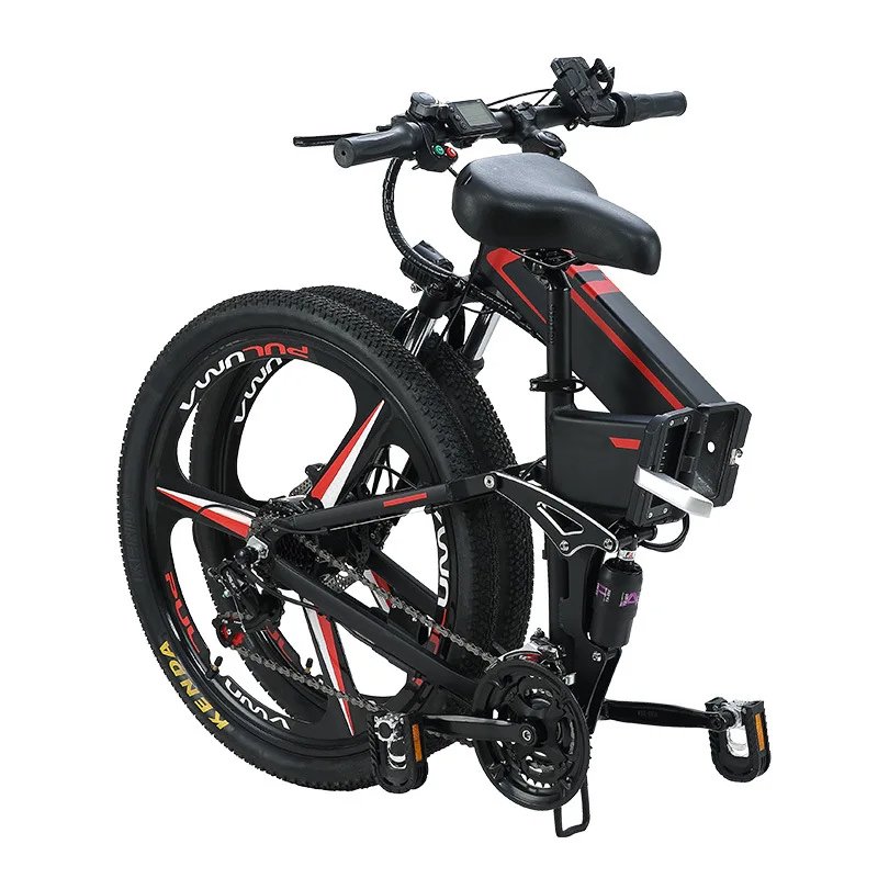 500w 48v ebike folded electric mountain city hybrid bike for men electric folding Road bike electric bicycle for adults