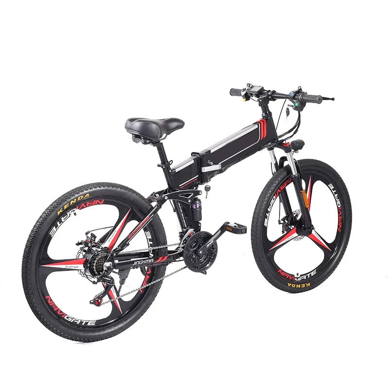 500w 48v ebike folded electric mountain city hybrid bike for men electric folding Road bike electric bicycle for adults