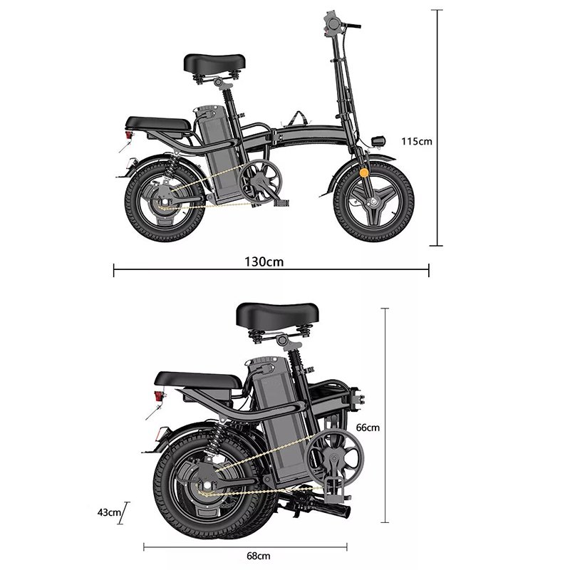 Foldable e bike 400W Folding eBike Electric City Bike Electric Bike