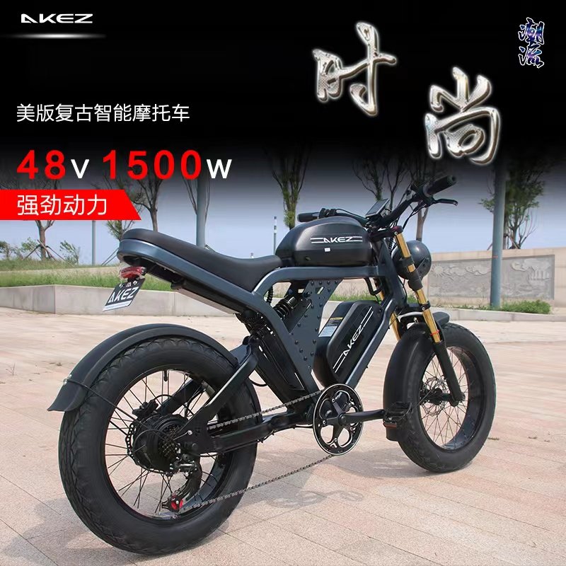 akez new energy velo electrique kingkong electric bicycle e bike e-bike USA 500w 1000w 1500w king kong fatbike fat bike ebike