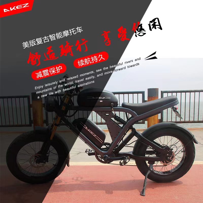 akez new energy velo electrique kingkong electric bicycle e bike e-bike USA 500w 1000w 1500w king kong fatbike fat bike ebike
