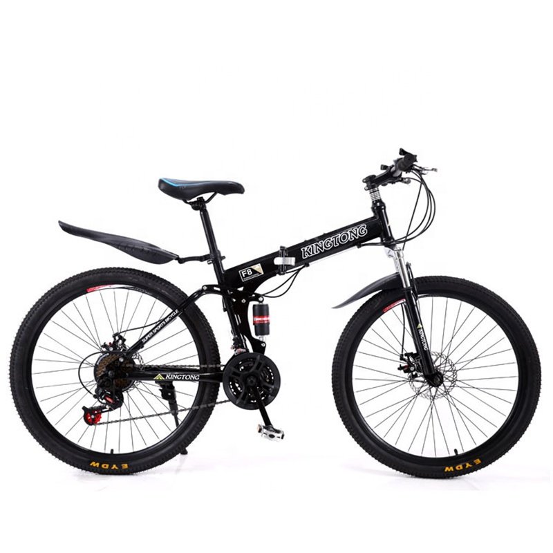 26 Inch 24 Speed Three Knife Wheel Full Suspension Portable Light Weight Shock Absorber Mountain Bicycle Folding Bike