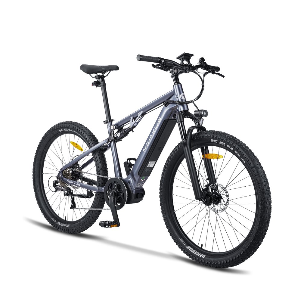 Electronic Smart City and Mountain Bike 350W 48V 10.4ah with Central Motor and Hydraulic Damping 100km Range