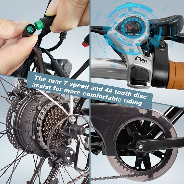 E Bike Ladies Assist Electric City Bike 26 Inch 350W 10AH LED Electric Bicycle Lithium Battery 36V