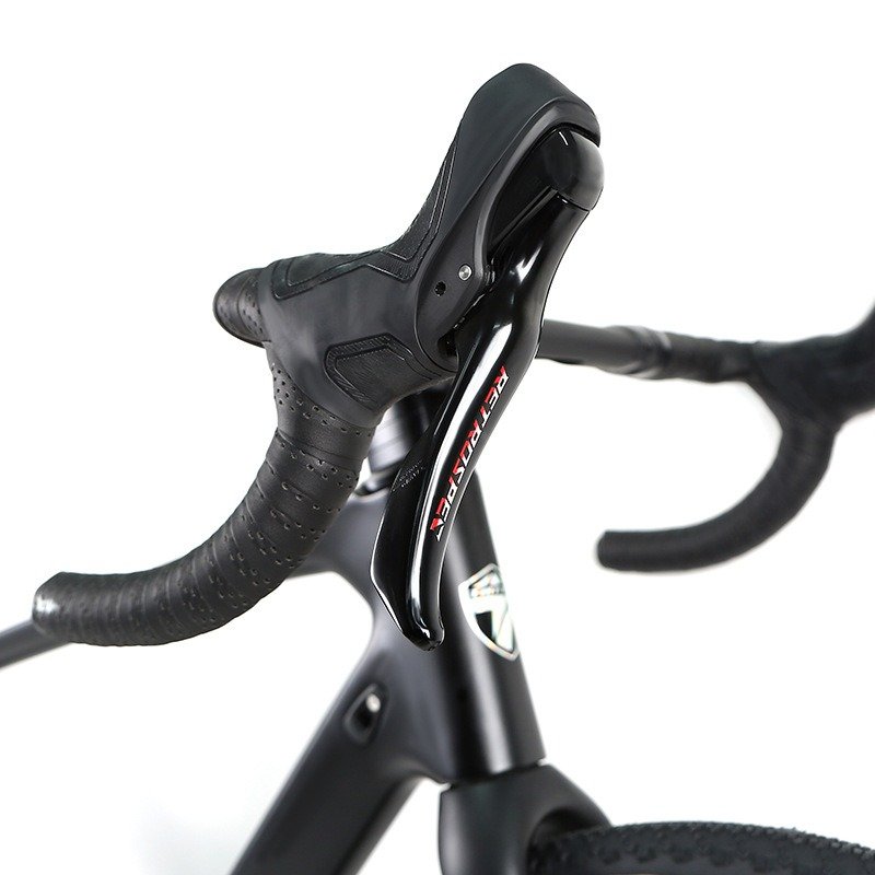 Lightweight 12-Speed Road Bike Aluminum Hydraulic Disc Brake Carbon Fibre Fork Comfortable Saddle Ordinary Pedal-Mountain Bike