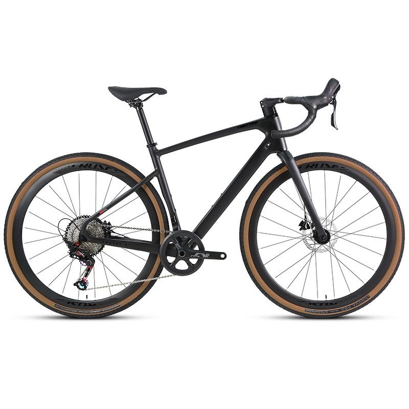 Lightweight 12-Speed Road Bike Aluminum Hydraulic Disc Brake Carbon Fibre Fork Comfortable Saddle Ordinary Pedal-Mountain Bike