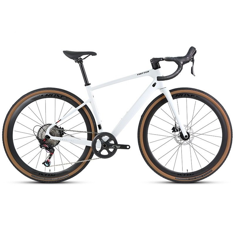 Lightweight 12-Speed Road Bike Aluminum Hydraulic Disc Brake Carbon Fibre Fork Comfortable Saddle Ordinary Pedal-Mountain Bike