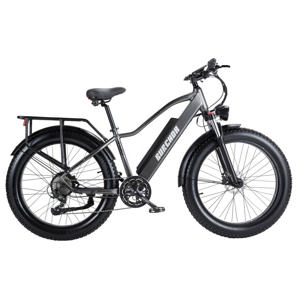 EU warehouse Burchda RX20 1000W48V20Ah 26 inch fat tire MTB city bike Electric Mountain Bike for big size adult