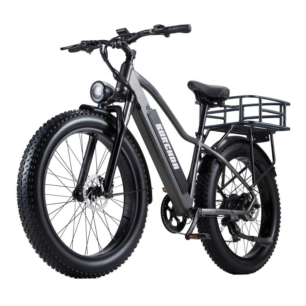 EU warehouse Burchda RX20 1000W48V20Ah 26 inch fat tire MTB city bike Electric Mountain Bike for big size adult