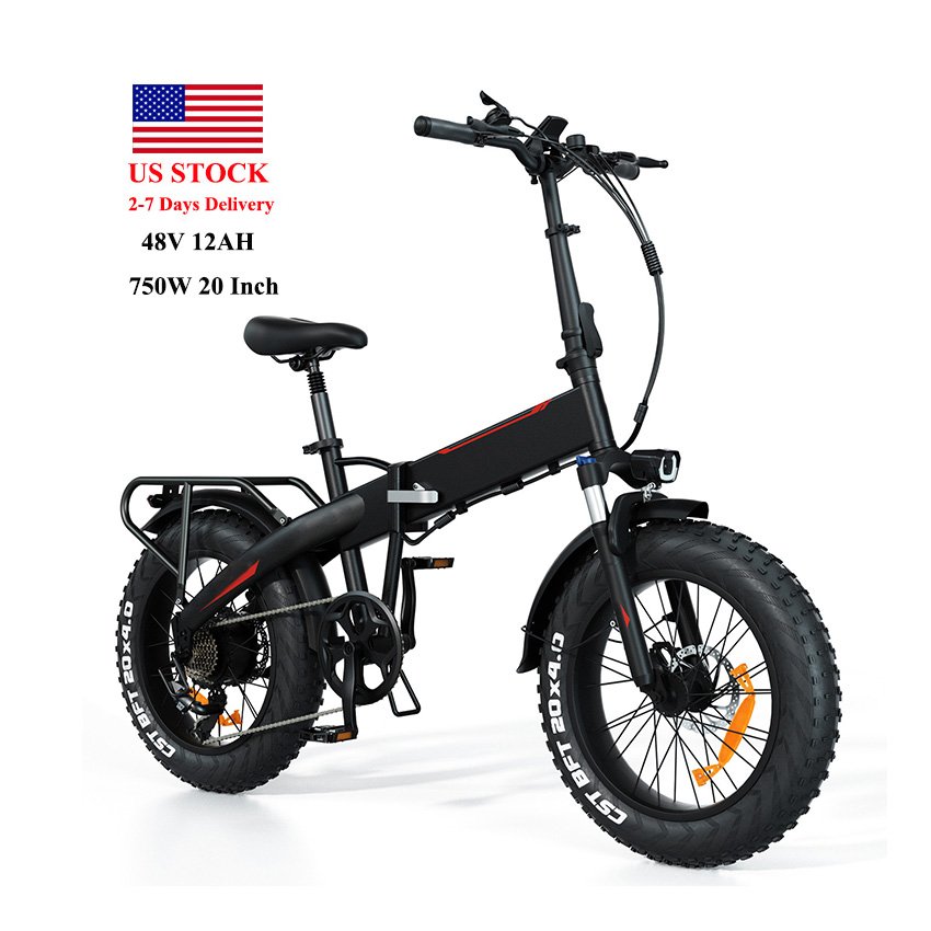 750w 48V 12AH Fat Tyre Electric Bike Long Range Factory Price Electric Bicycle Electric City Bike