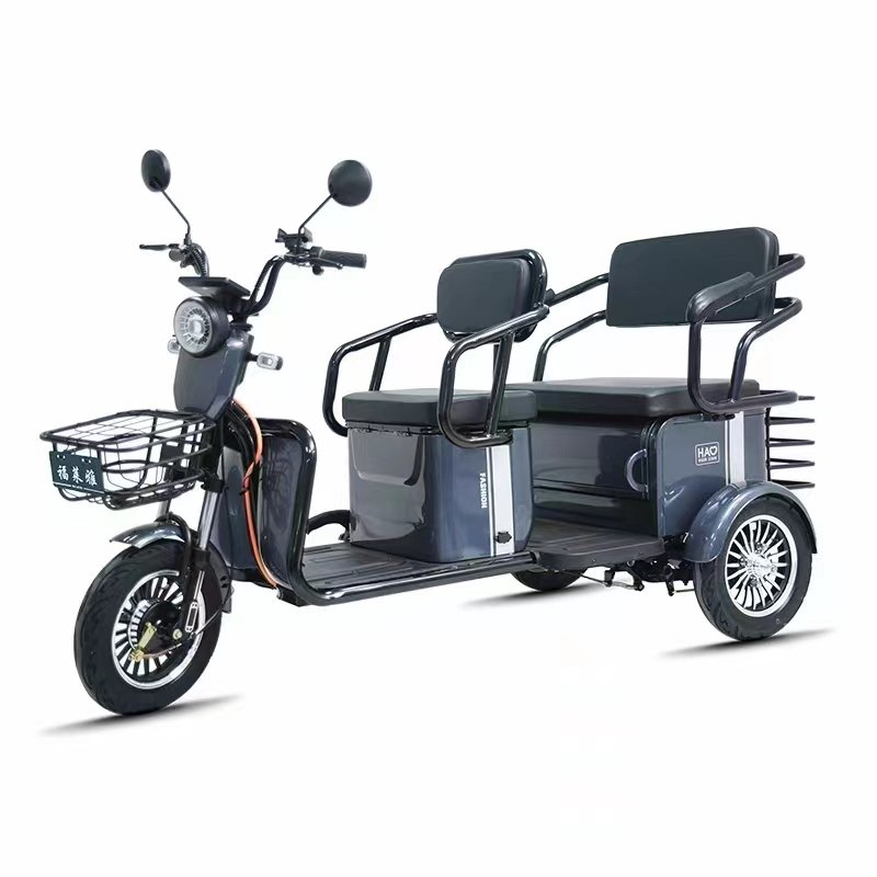 2024 Wholesale New Electric tricycle 48V500W Electric Scooter 20Ah Long Range City Electric Moped Bike