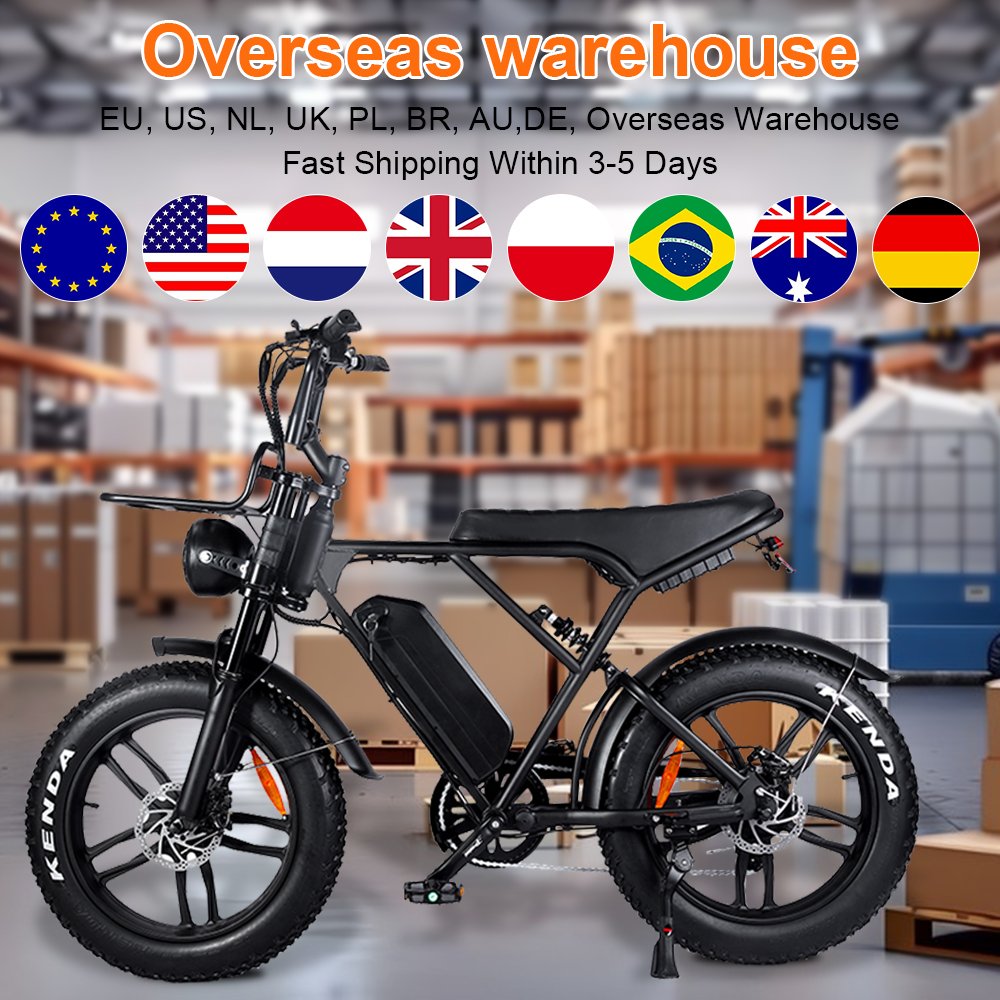 2025 OUXI New Product Promotion Ebike Electric Bike 25km/h Bicycle Cargo Bikes Fat Tire Cheap Fatbike H9 Electric Bike