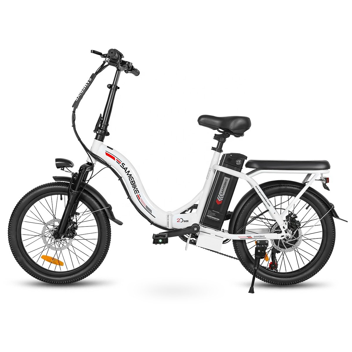 Step Through Foldable Girl Motor Ebike Samebike CY20 350W Electric Folding E Bike 20 Zoll Electric City Bike Road Bicycle Eu